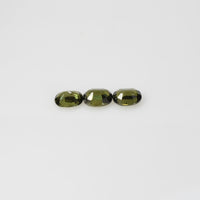 5x4 mm Natural Calibrated Teal Green Sapphire Loose Gemstone Oval Cut