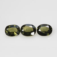 5x4 mm Natural Calibrated Teal Green Sapphire Loose Gemstone Oval Cut