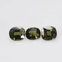5x4 mm Natural Calibrated Green Sapphire Loose Gemstone Oval Cut