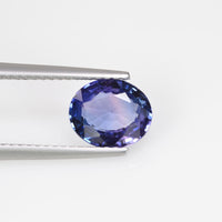 1.66 cts Natural Fancy Blue Sapphire Loose Gemstone Oval Cut