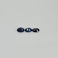 5x4 mm Natural Calibrated Blue Sapphire Loose Gemstone Oval Cut