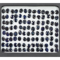 5x4 mm Natural Calibrated Blue Sapphire Loose Gemstone Oval Cut