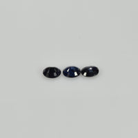 5x4 mm Natural Calibrated Blue Sapphire Loose Gemstone Oval Cut