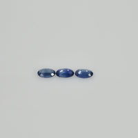 5x3 mm Natural Calibrated Blue Sapphire Loose Gemstone Oval Cut