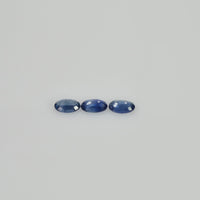 5x3 mm Natural Calibrated Blue Sapphire Loose Gemstone Oval Cut