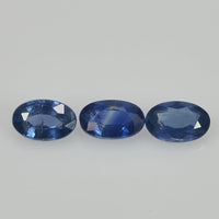 5x3 mm Natural Calibrated Blue Sapphire Loose Gemstone Oval Cut