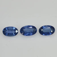 5x3 mm Natural Calibrated Blue Sapphire Loose Gemstone Oval Cut