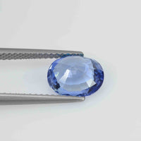 2.24 cts Unheated Natural Blue Sapphire Loose Gemstone Oval Cut Certified