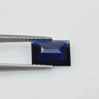 1.66 cts Natural Blue Sapphire Loose Gemstone Baguette Cut
