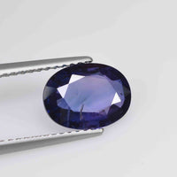 2.04 cts Natural Fancy Bi-Color Sapphire Loose Gemstone oval Cut