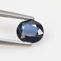 0.85 Cts Natural Blue Sapphire Loose Gemstone Oval Cut
