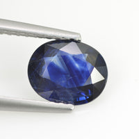 1.29 Cts Natural Blue Sapphire Loose Gemstone Oval Cut