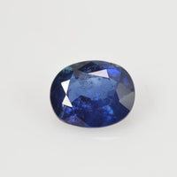 0.84 Cts Natural Blue Sapphire Loose Gemstone Oval Cut