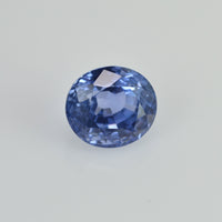 2.31 cts Unheated Natural Blue Sapphire Loose Gemstone Oval Cut Certified