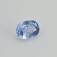 1.55 cts Natural Blue Sapphire Loose Gemstone Oval Cut Certified