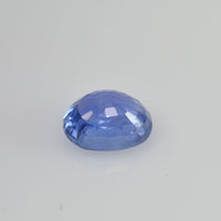 1.71 cts Unheated Natural Blue Sapphire Loose Gemstone Oval Cut Certified