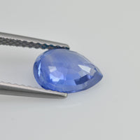 1.96 cts Natural Blue Sapphire Loose Gemstone Pear Cut Certified