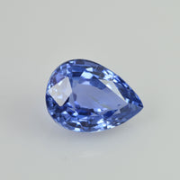 3.21 cts Unheated Natural Blue Sapphire Loose Gemstone Pear Cut Certified