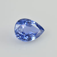 3.21 cts Unheated Natural Blue Sapphire Loose Gemstone Pear Cut Certified