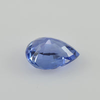 3.21 cts Unheated Natural Blue Sapphire Loose Gemstone Pear Cut Certified