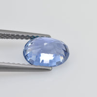1.88 cts Unheated Natural Blue Sapphire Loose Gemstone Oval Cut Certified