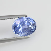 2.20 cts Unheated Natural Blue Sapphire Loose Gemstone Oval Cut Certified