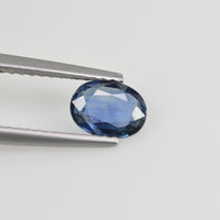 0.78 Cts Natural Blue Sapphire Loose Gemstone Oval Cut