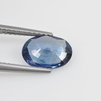 1.66 Cts Natural Blue Sapphire Loose Gemstone Oval Cut