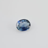 0.55 Cts Natural Blue Sapphire Loose Gemstone Oval Cut