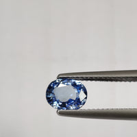 1.35 cts Natural Blue Sapphire Loose Gemstone Oval Cut Certified
