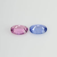1.80 cts Natural Fancy Sapphire Loose Pair Gemstone Oval Cut