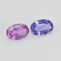 1.16 cts Natural Fancy Sapphire Loose Pair Gemstone Oval Cut