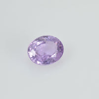 0.53 cts Natural Lavender Sapphire Loose Gemstone Oval Cut