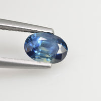 0.77 cts Natural Blue Green Teal Sapphire Loose Gemstone Oval Cut