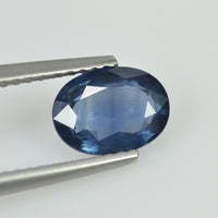 1.34 cts Natural Blue Sapphire Loose Gemstone Oval Cut