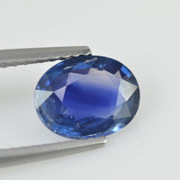 1.72 cts Natural Blue Sapphire Loose Gemstone Oval Cut