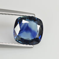 2.18 cts Natural Fancy Bi-Color Sapphire Loose Gemstone Cushion Cut