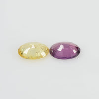 1.82 cts Natural Fancy Sapphire Loose Pair Gemstone Oval Cut