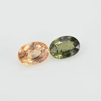 2.13 cts Natural Fancy Sapphire Loose Pair Gemstone Oval Cut
