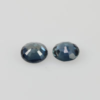 4.00 mm Natural Blue Sapphire Loose Pair Gemstone Round Cut