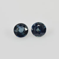 4.00 mm Natural Blue Sapphire Loose Pair Gemstone Round Cut - Thai Gems Export Ltd.