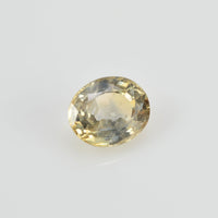 1.33 cts Natural Yellow Sapphire Loose Gemstone Oval Cut
