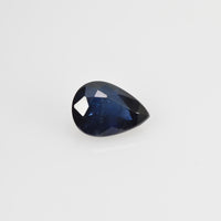 7x5 Natural Calibrated Sri Lanka Blue Sapphire Loose Gemstone Pear Cut