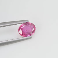 0.60 cts Natural Fancy Pink Sapphire Loose Gemstone oval Cut