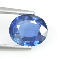 1.52 cts Natural Blue Sapphire Loose Gemstone Oval Cut