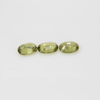 8x6 mm Natural Calibrated Green Sapphire Loose Gemstone Oval Cut