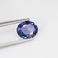 1.66 cts Natural Fancy Blue Sapphire Loose Gemstone Oval Cut