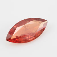 3.21 cts Natural Orange Sapphire Loose Gemstone Marquise Cut