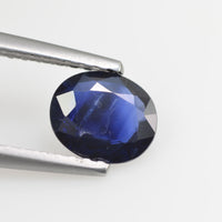 0.77 Cts Natural Blue Sapphire Loose Gemstone Oval Cut