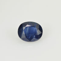 0.64 Cts Natural Blue Sapphire Loose Gemstone Oval Cut